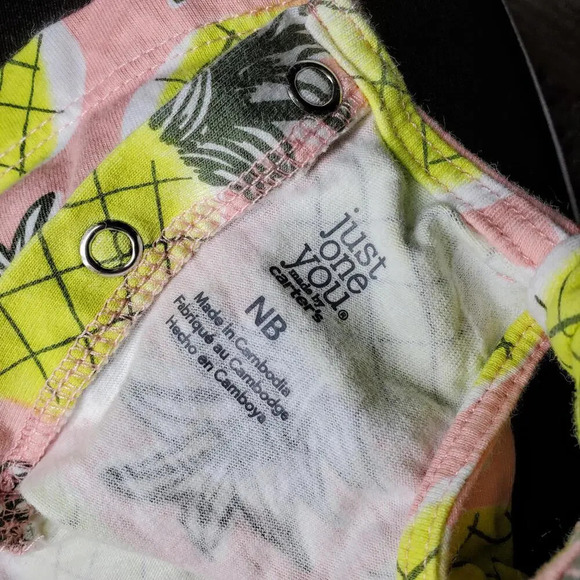 Just One You by Carter's Pineapple Newborn Baby Bundle NB - Picture 3 of 13